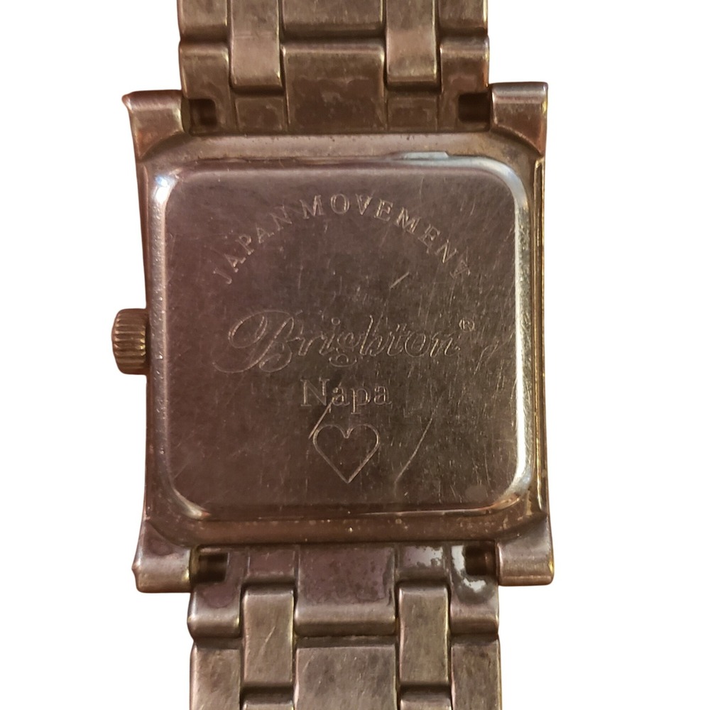 Brighton Napa Silver Tone Rectangle Dial Ladies Bracelet Watch‎ - Picture 5 of 7